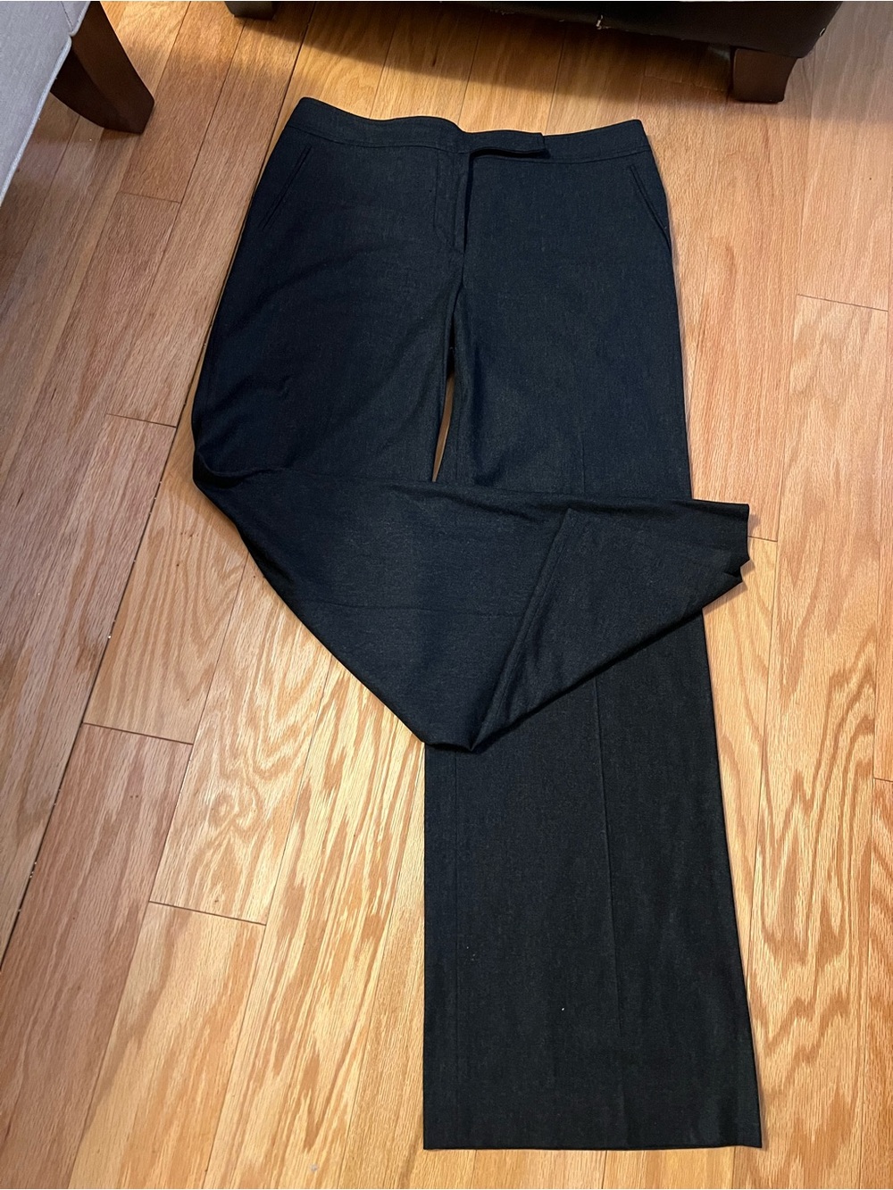 Valentino Wide Leg Pants Charcoal 42